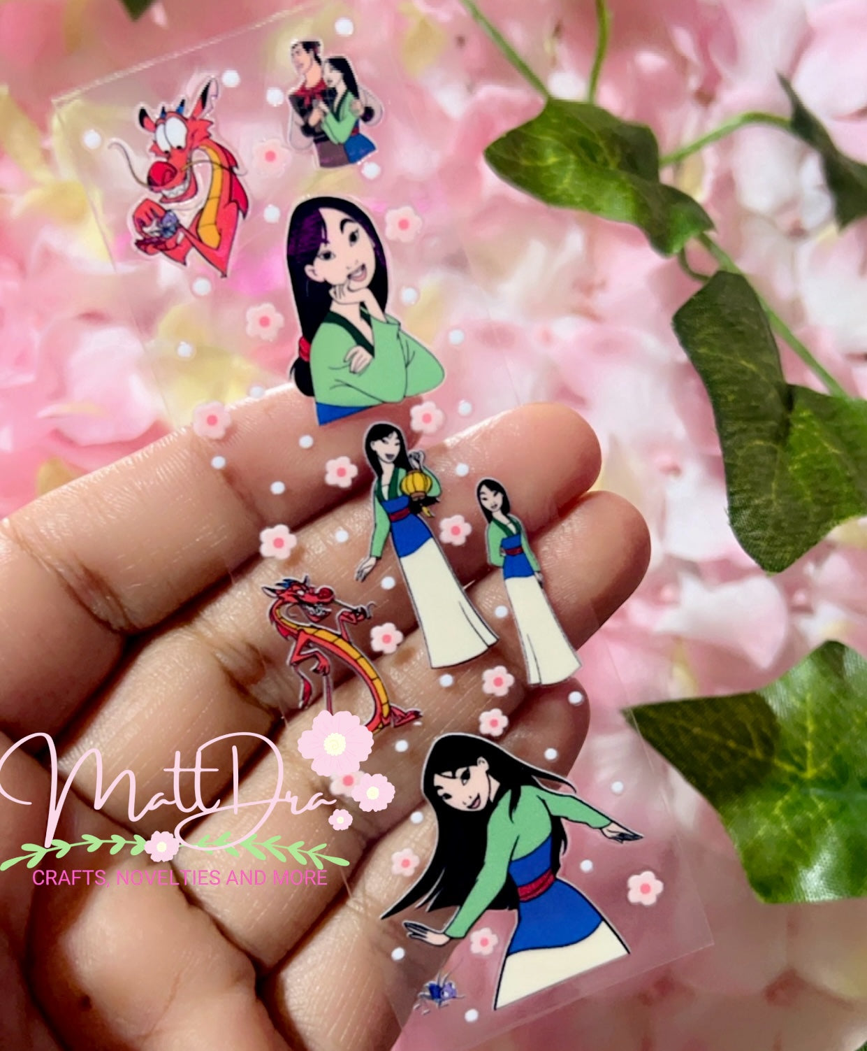 UV Dtf Pen Wraps mulan