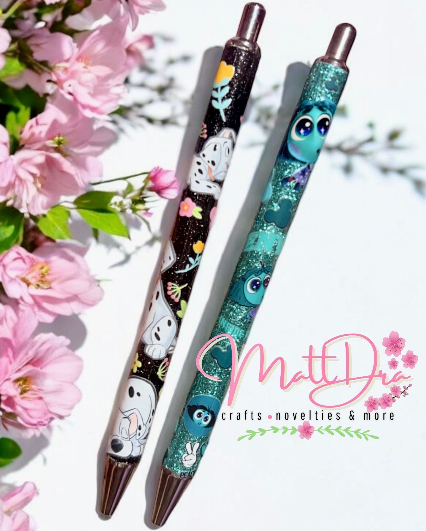 Glitter Pens Dogs / Emotions Handmade