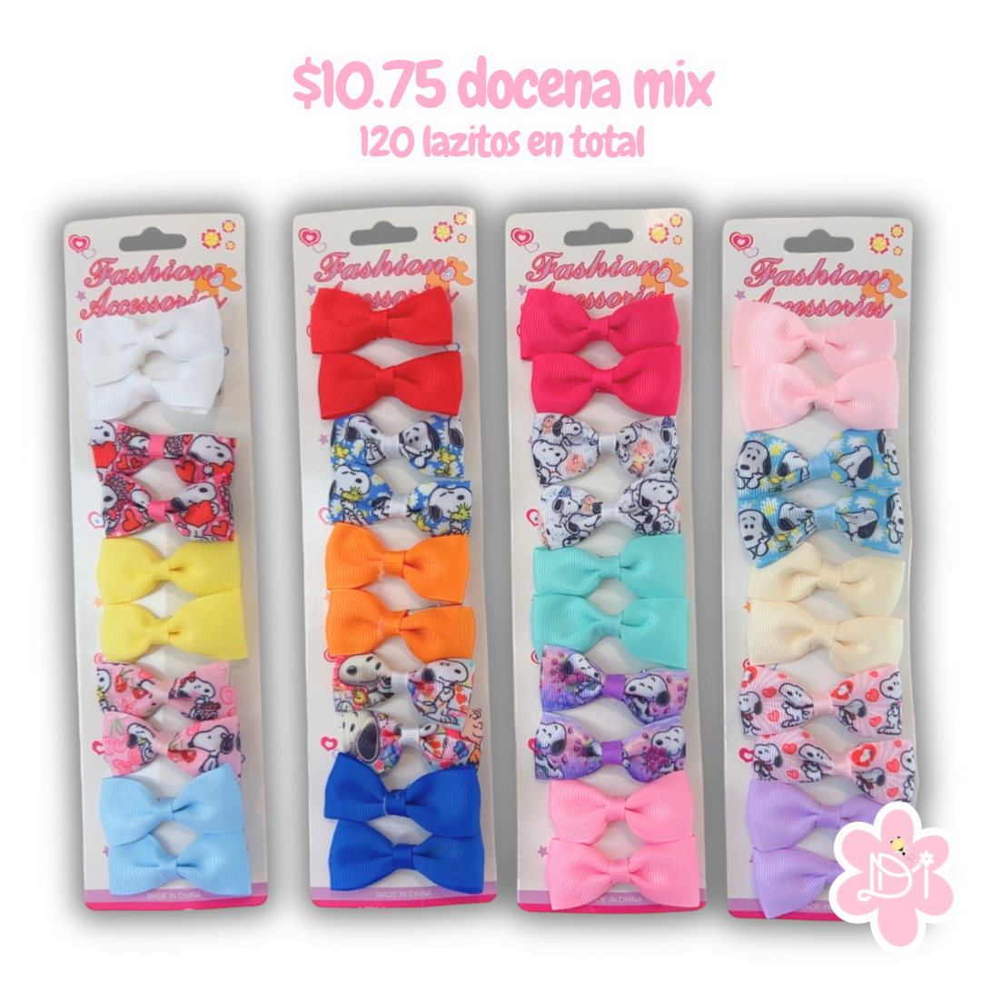 Docena Lazitos para bebés (120 lazitos en total )