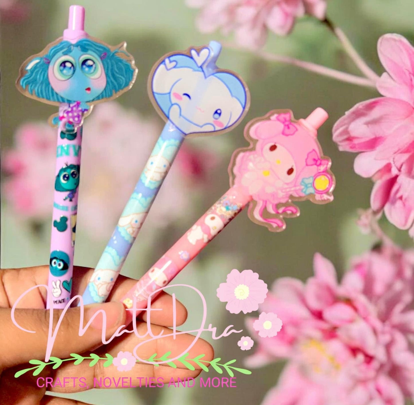 Handmade Pens with uv dtf wraps