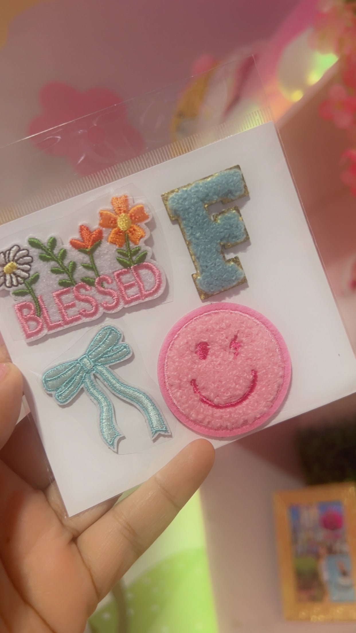 Sticker Patches sets 4 pcs - Blessed