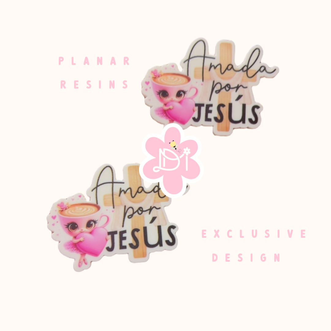 Amada por Jesús- Planar Resins (2pcs)