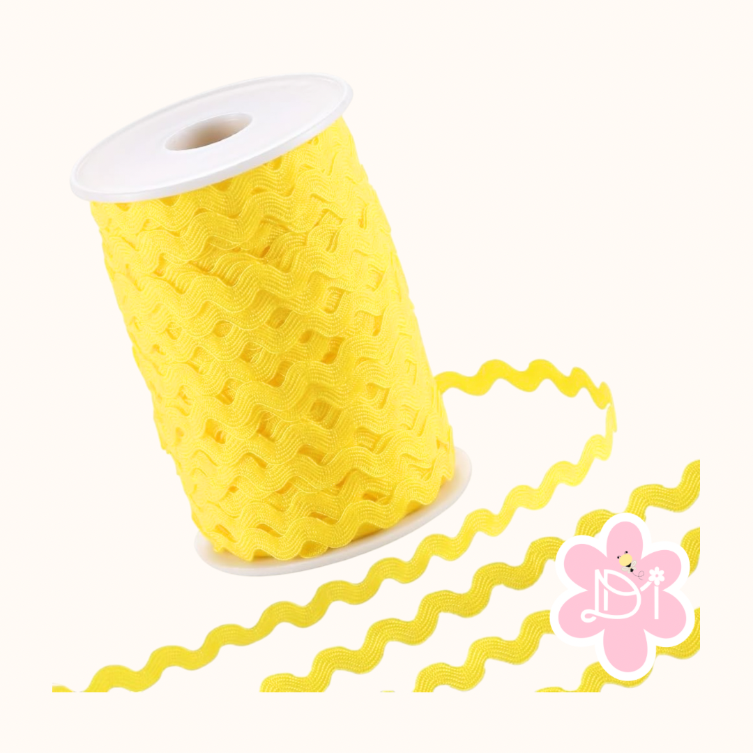 Rick Rack 2 yds yellow