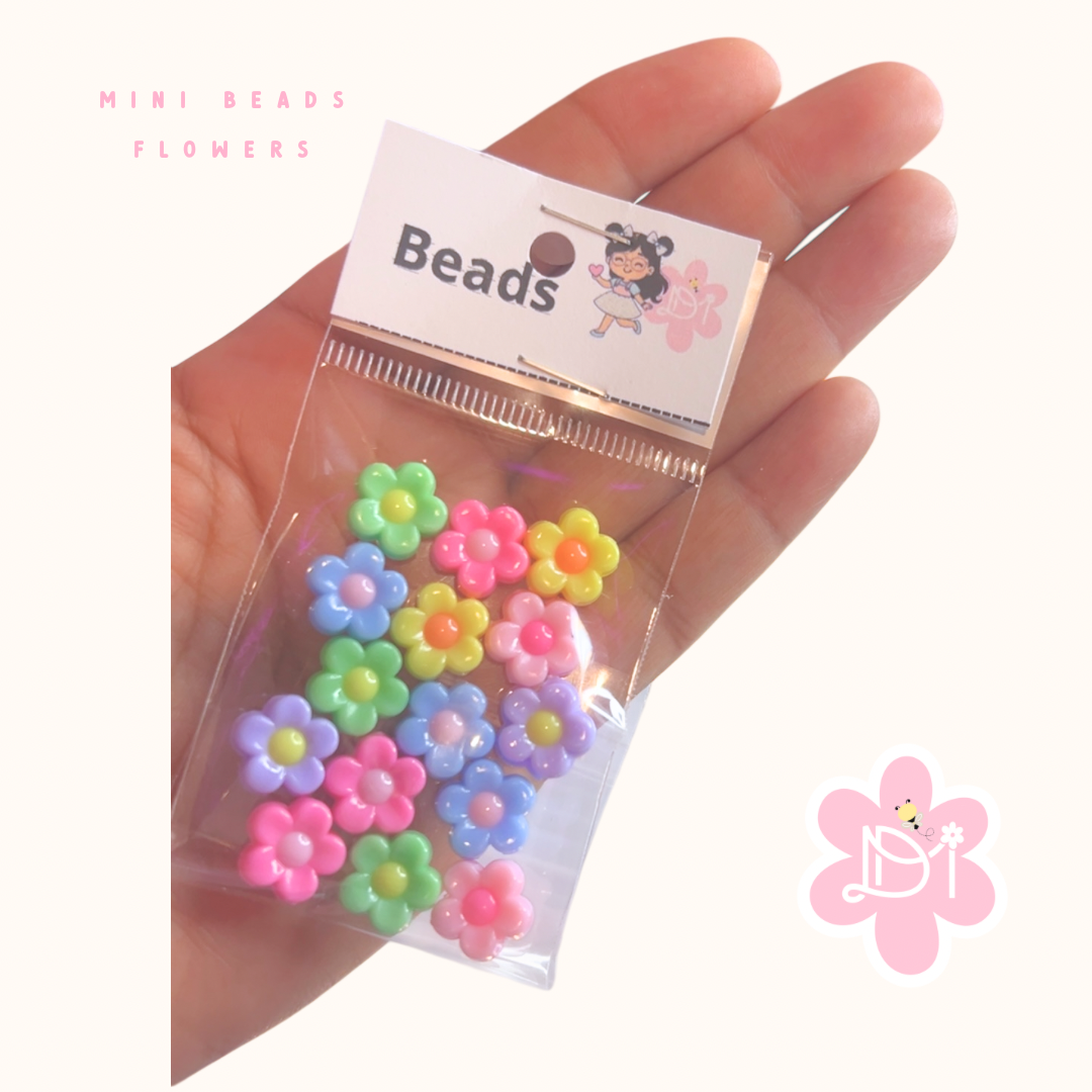 Mini Beads Flowers 15pcs
