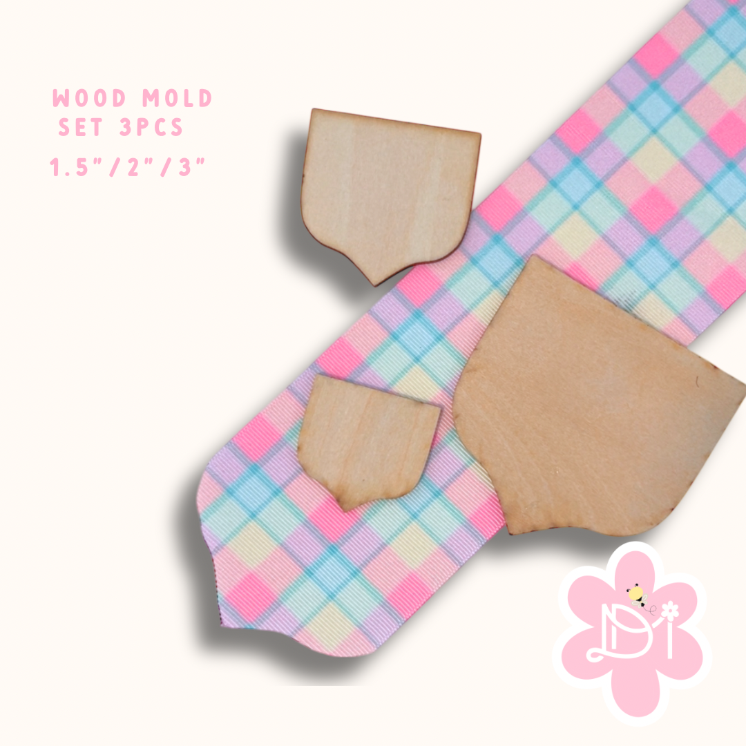 Molde de Madera 3pcs