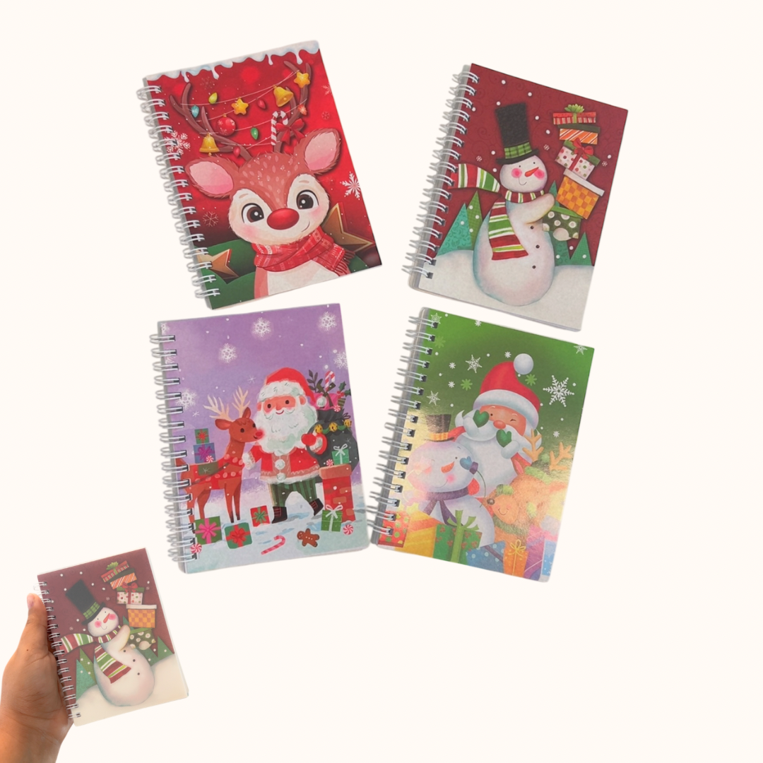 Christmas Notebooks size 6x4”