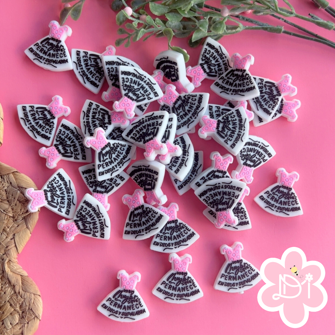 Focal Beads Una Mujer que permanece en Dios y su Palabra (1 pc)