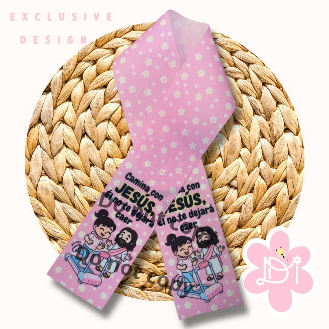 Camina con Jesús - Strip 31”x3” - Exclusive