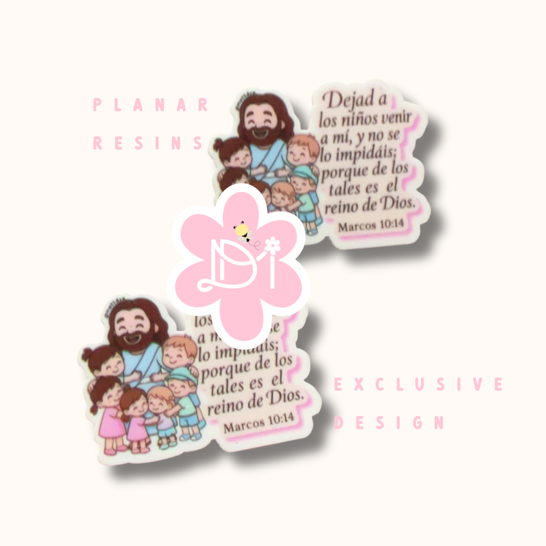Dejad los niños venir a mí - Planar Resins - 2pcs