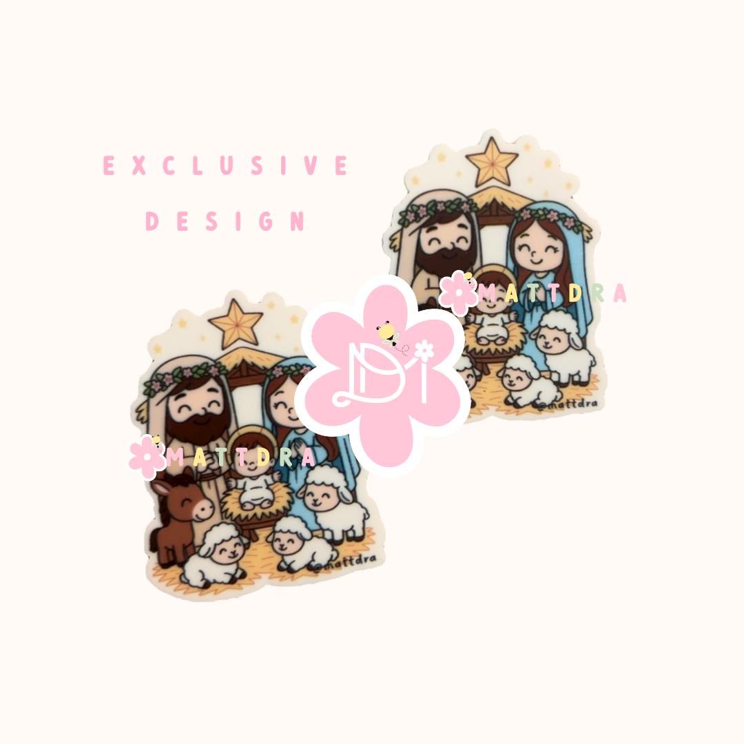 Nacimiento de Jesús - Planar Resins 2pcs - Exclusive Design