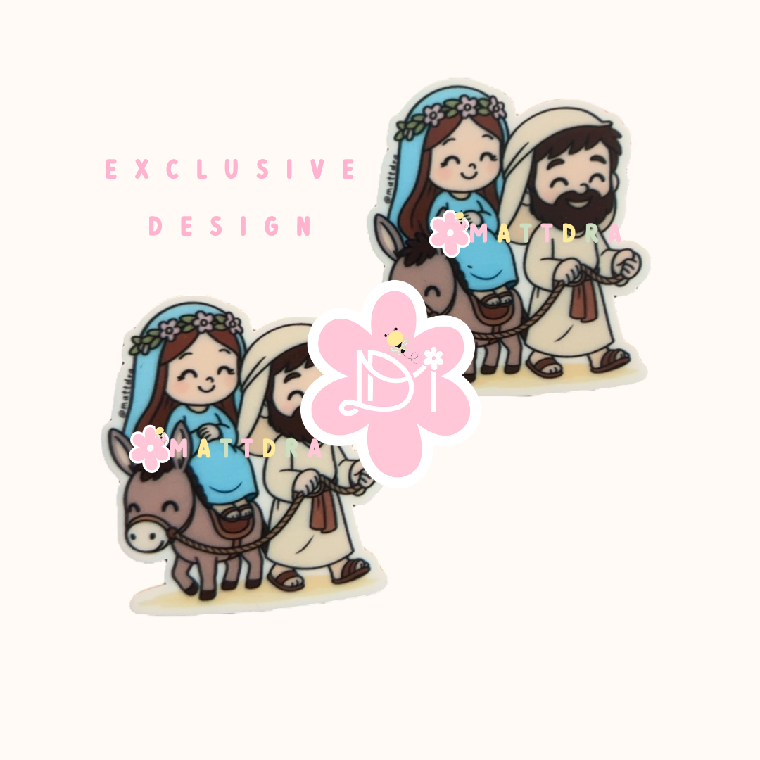 Maria Embarazada - Planar Resins 2pcs - Exclusive Design