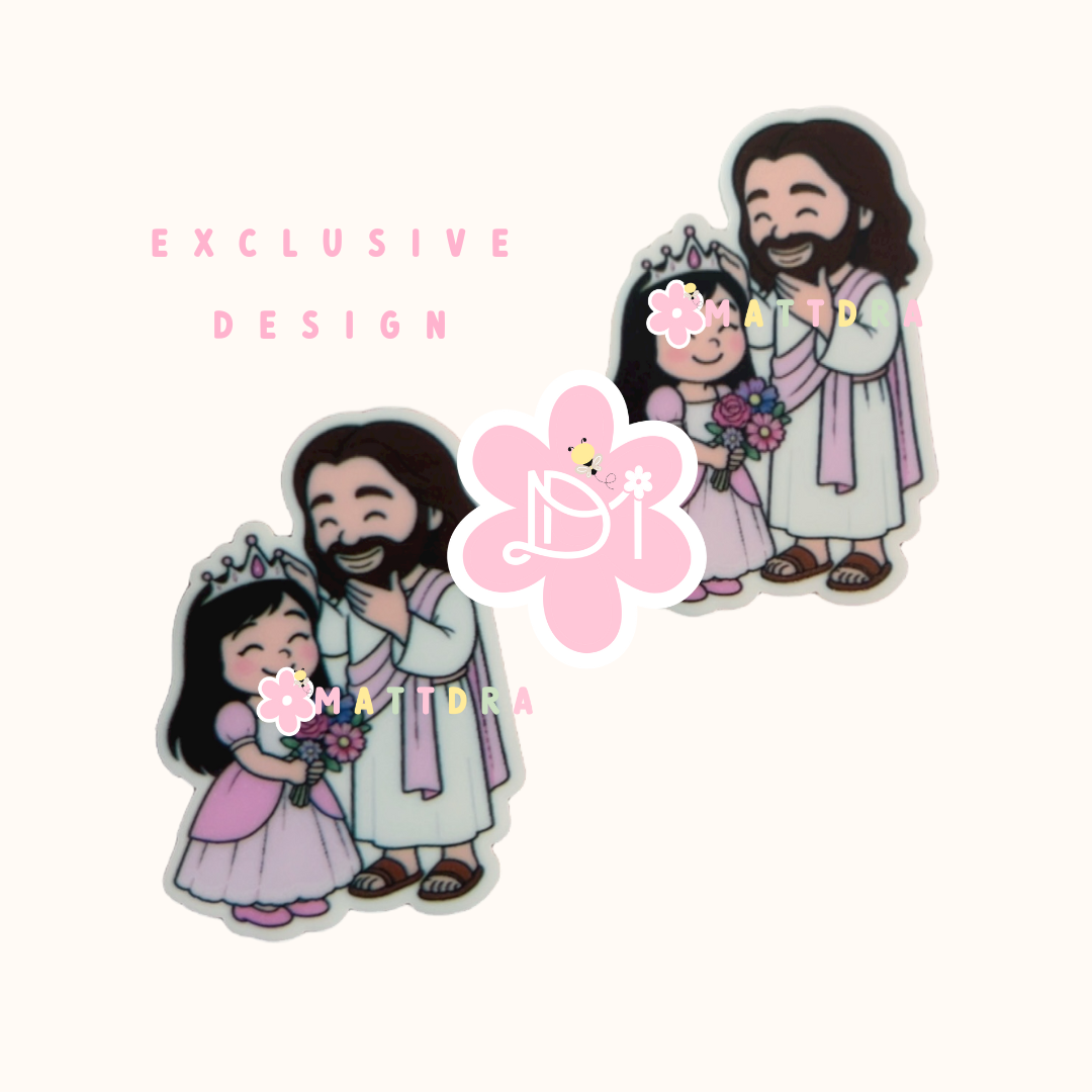 Princesa de Jesús (princesa con Jesus)- Planar Resins 2pcs - Exclusive Design