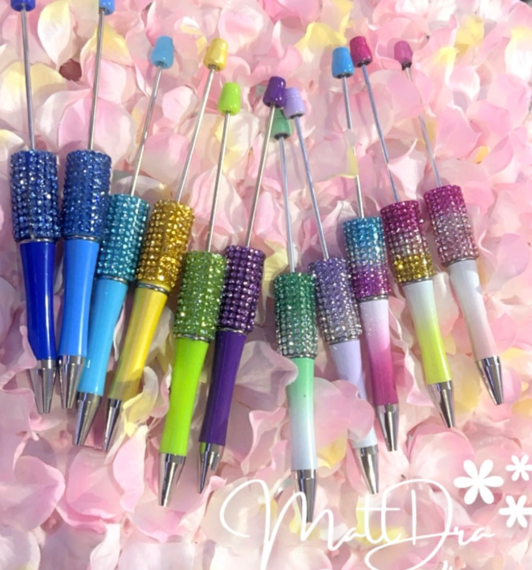 Rhinestones Beadable Pens