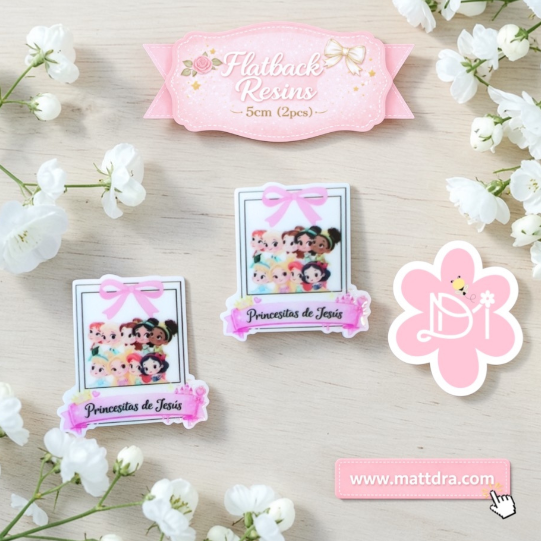 Princesitas de Jesús - Planar Resins - 2pcs