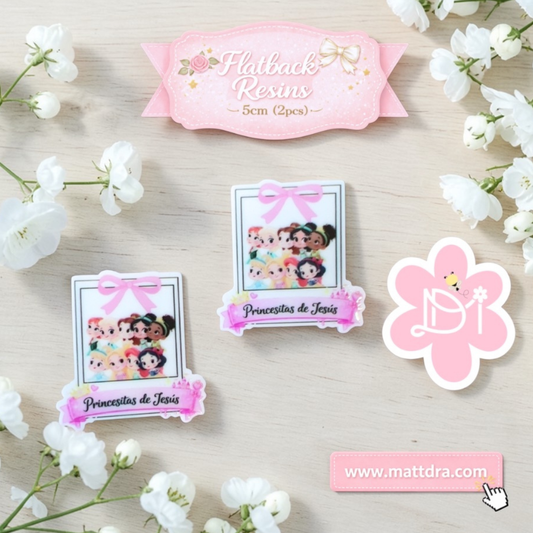 Princesitas de Jesús - Planar Resins - 2pcs