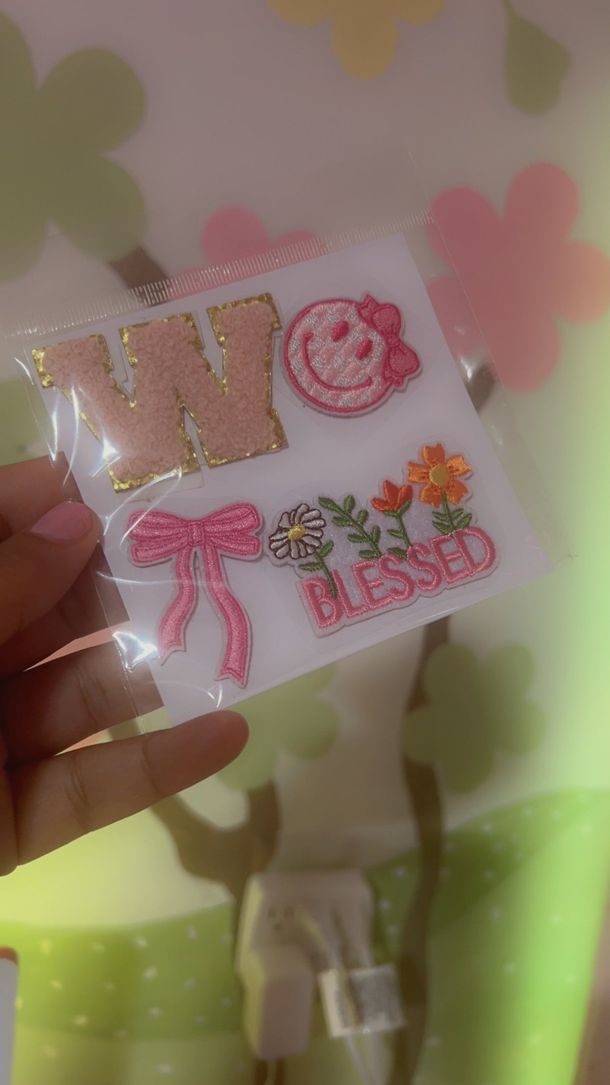 Sticker Patches sets 4 pcs - Blessed