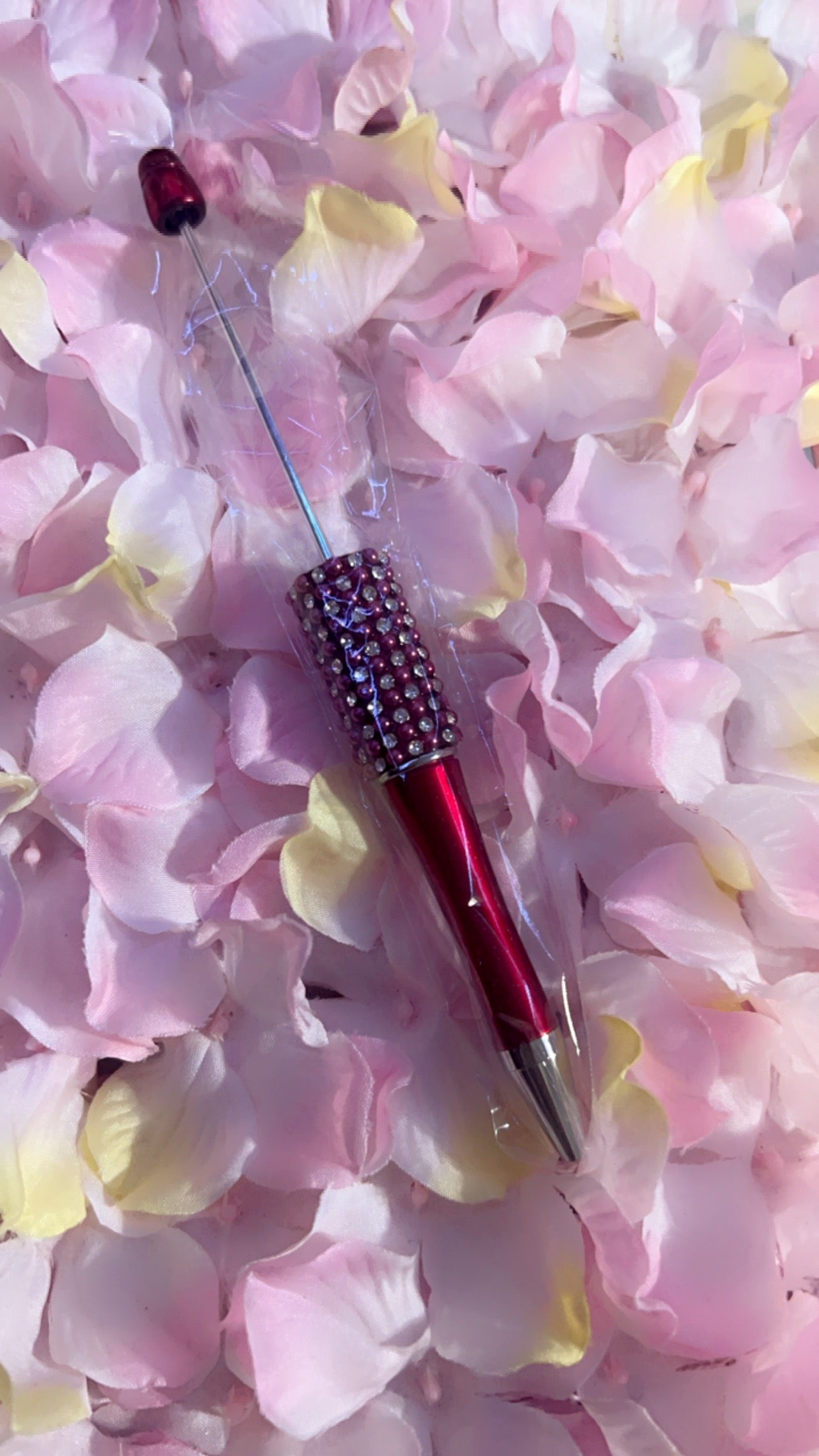 Beadable Pens Rhinestones and Pearls