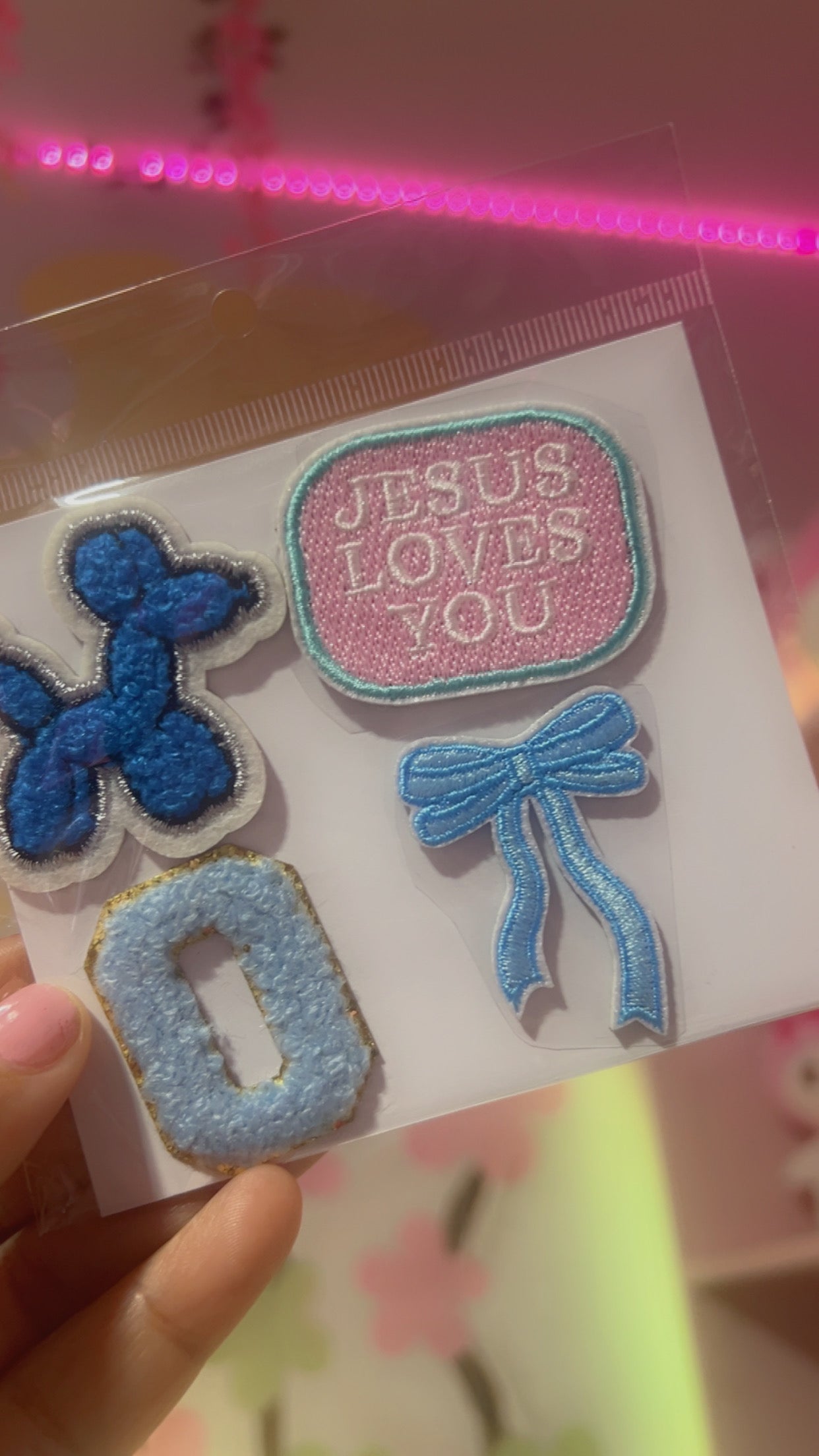 Sticker Patches 4pcs - Jesus Loves You