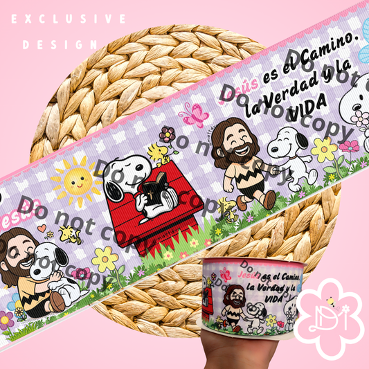 Jesús es el Camino - 3" Ribbon - Exclusive Design