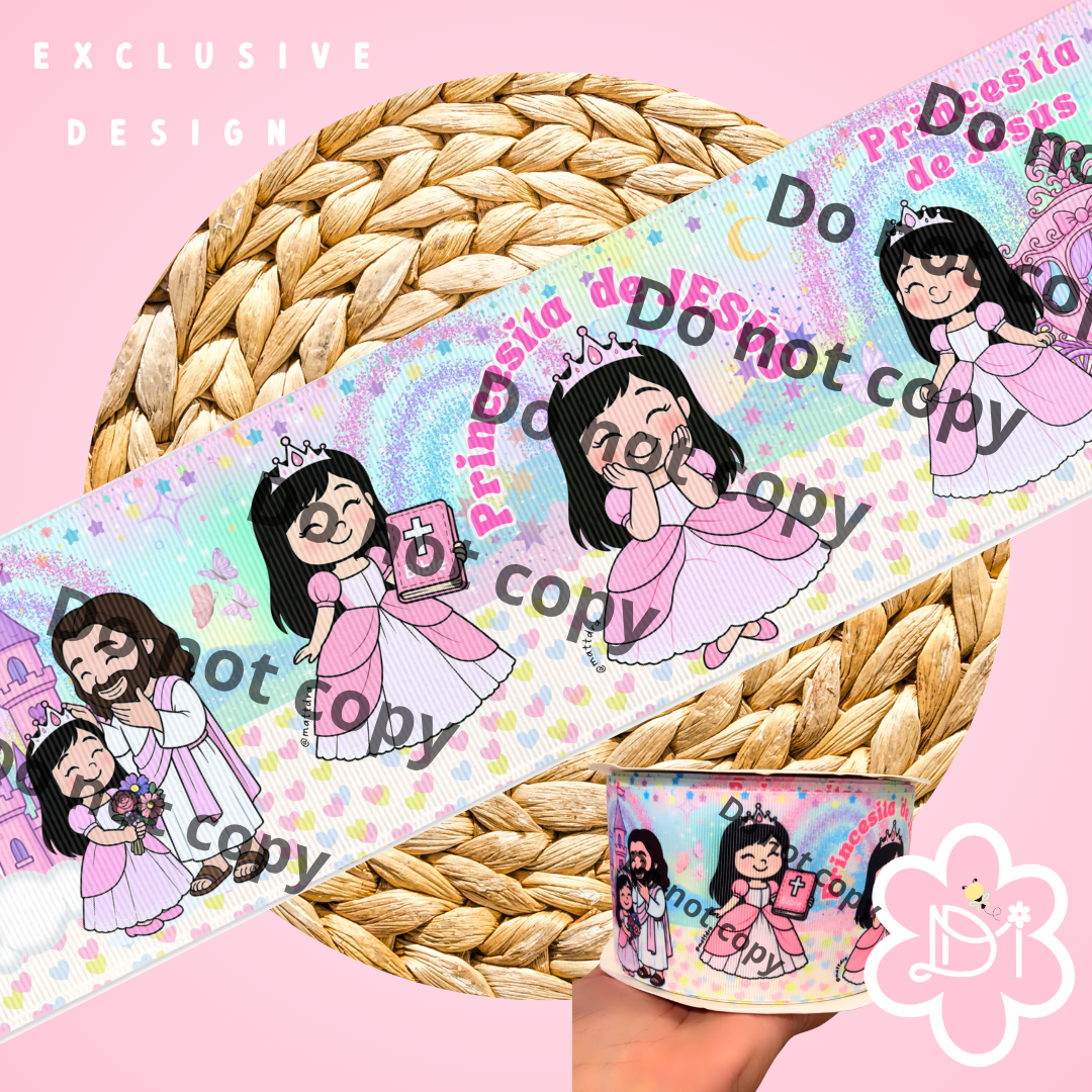 Princesita De Jesús - 3" Ribbon - Exclusive Design