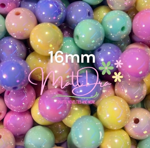 Acrylic Beads 16mm (10 pcs)