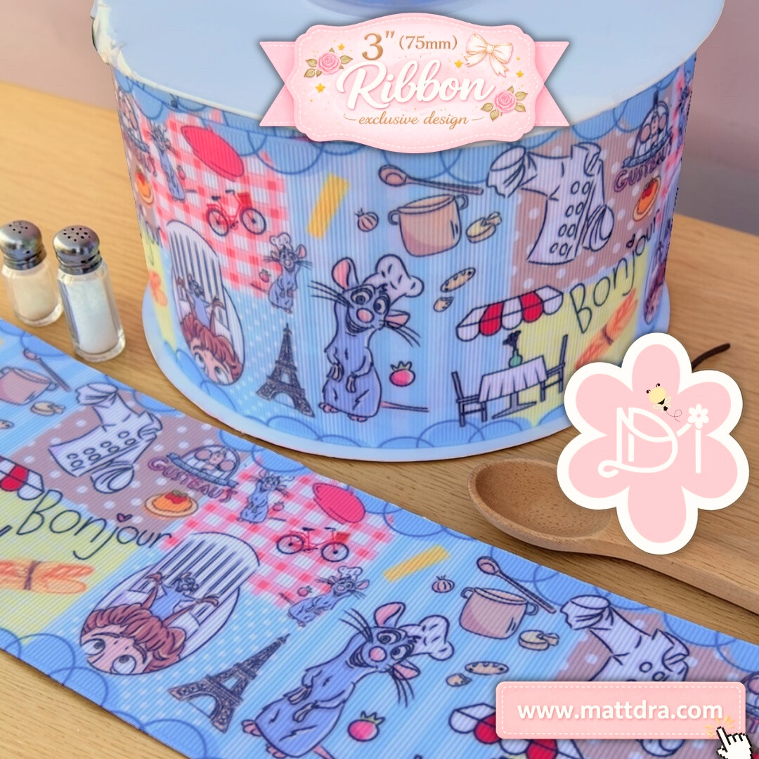 Ratón - 3” Ribbon