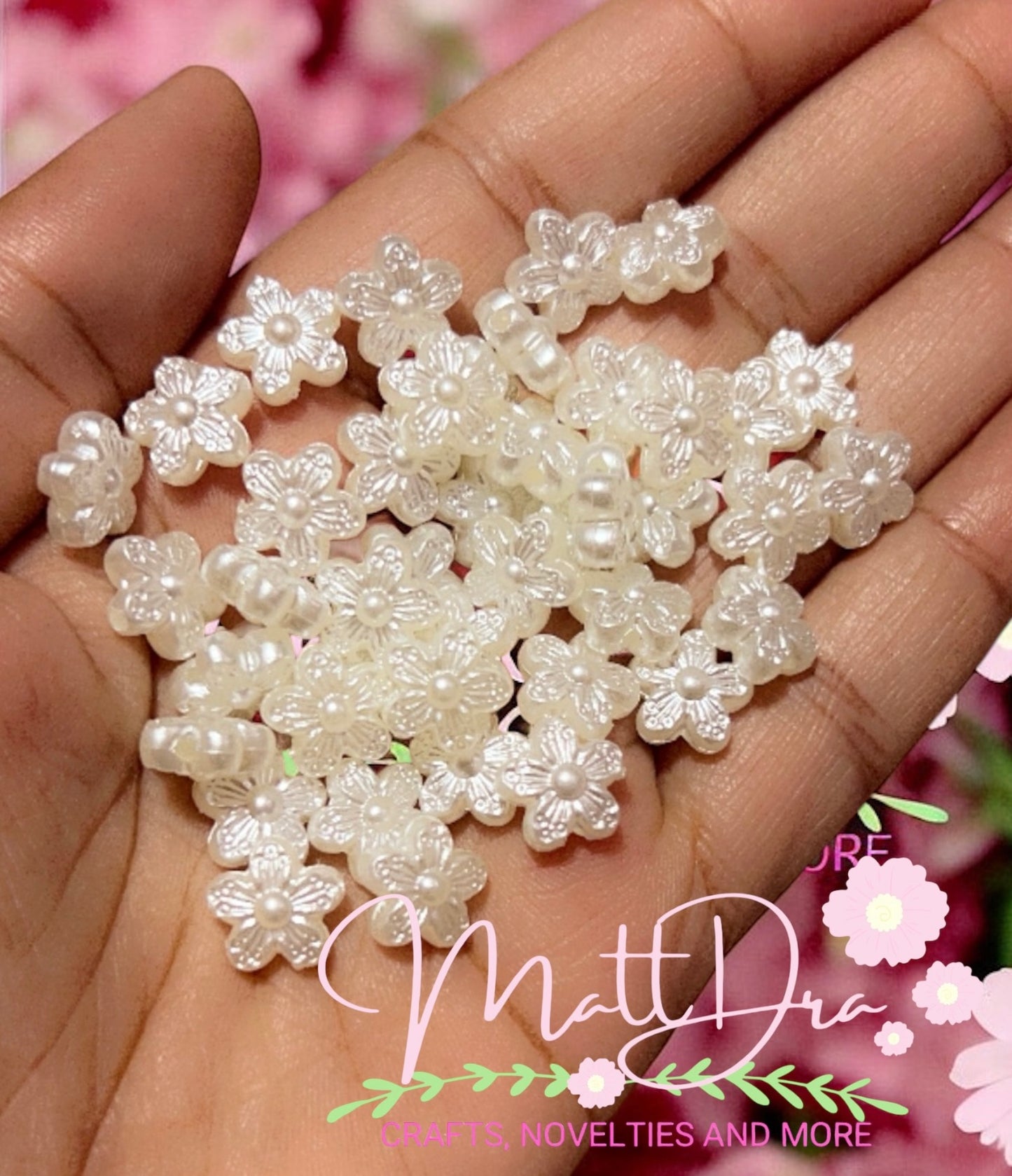 Flower beads mini (15pcs)