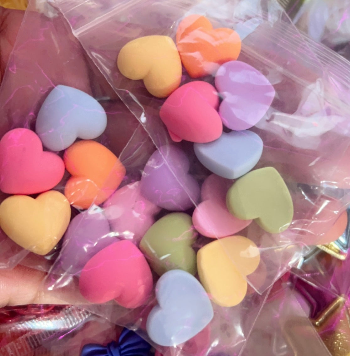 Hearts Resins (6 pcs mix)