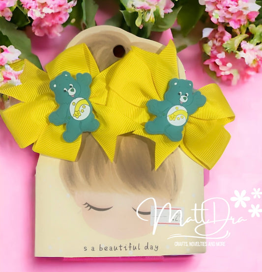 Small Hairbows 3” set 2 pcs