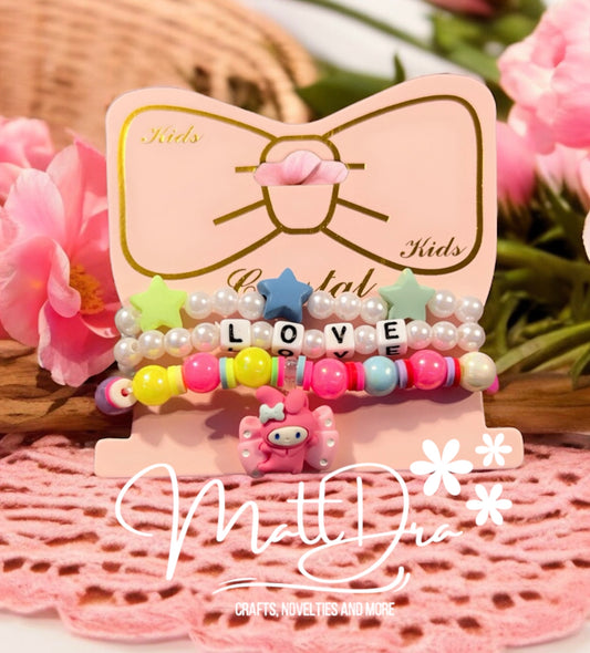 My melody bracelet 3 pcs