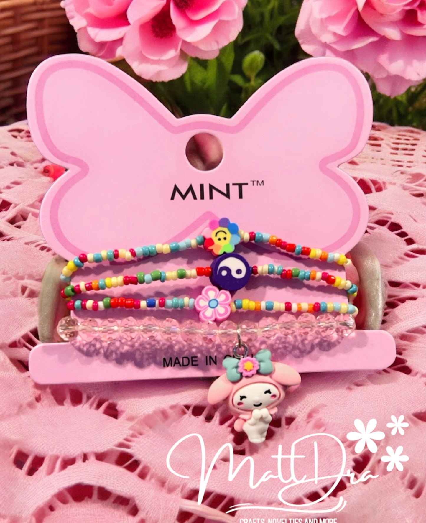 My melody bracelet 4pcs set