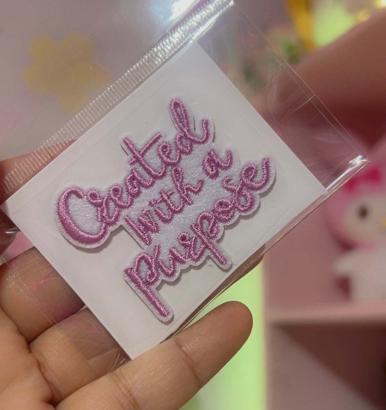 Sticker Patch - Created with a Purpose