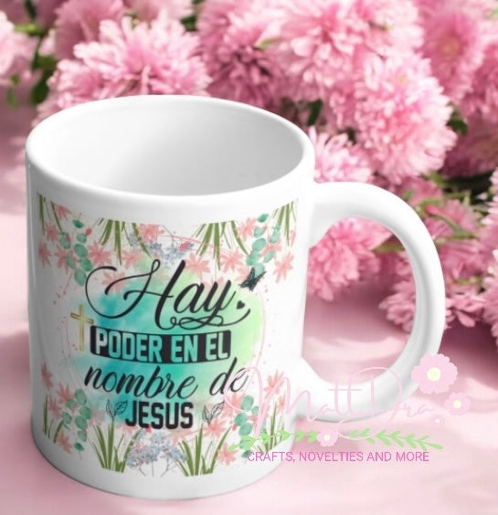 Cup Wrap Uv Dtf Hay poder en el nombre de Jesus