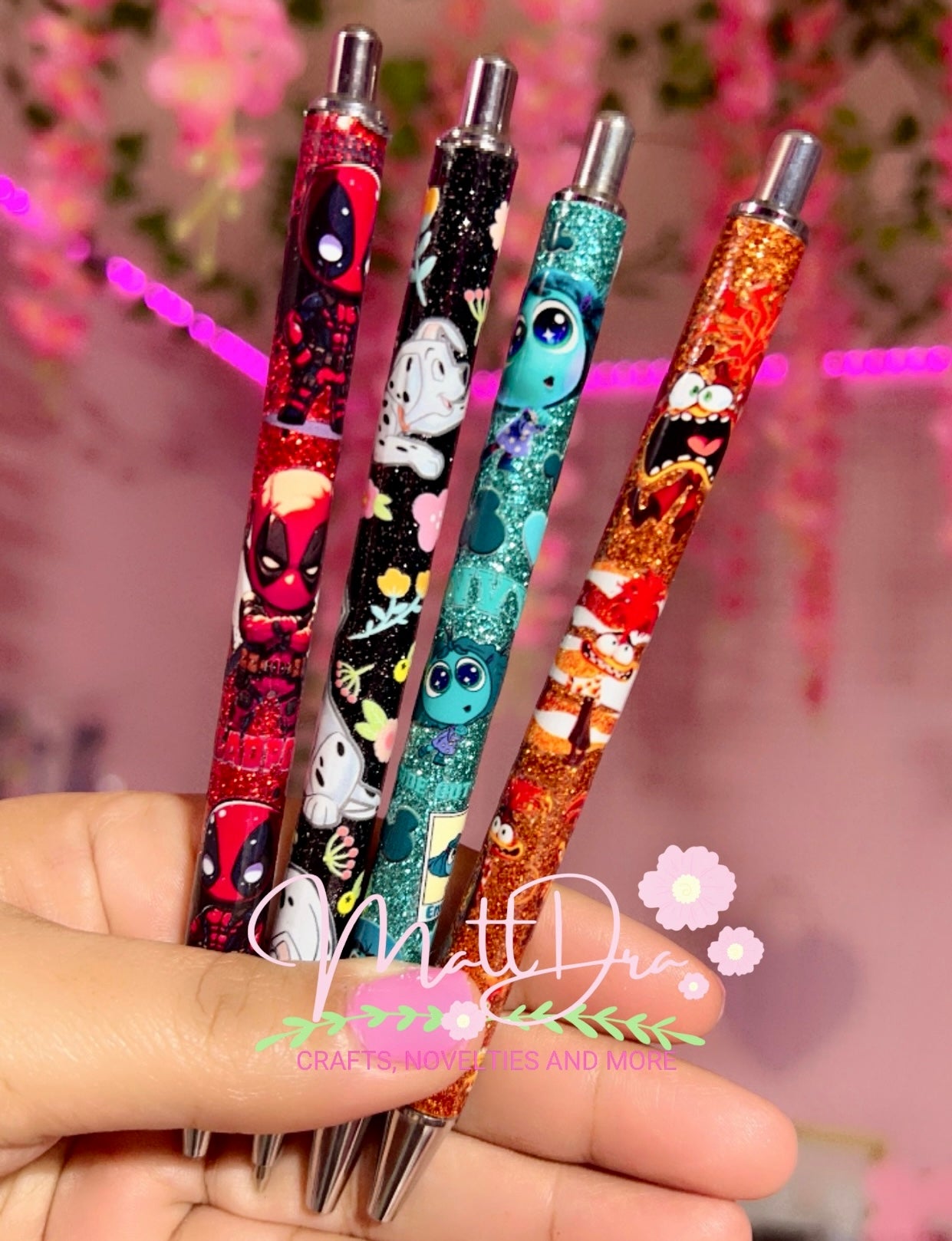 Glitter Pens for pens wraps