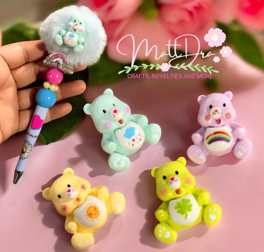 3D Resins 1” carebears