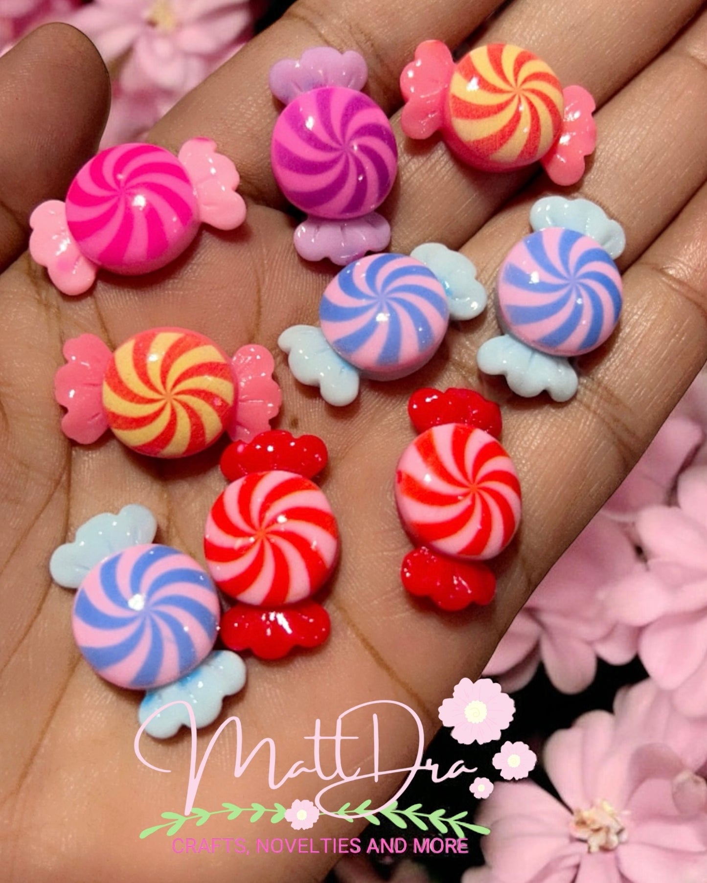 Candy resins (2 pcs)