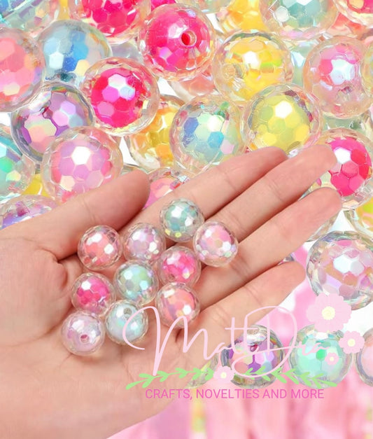 15 mm acrylic beads (6 pcs)