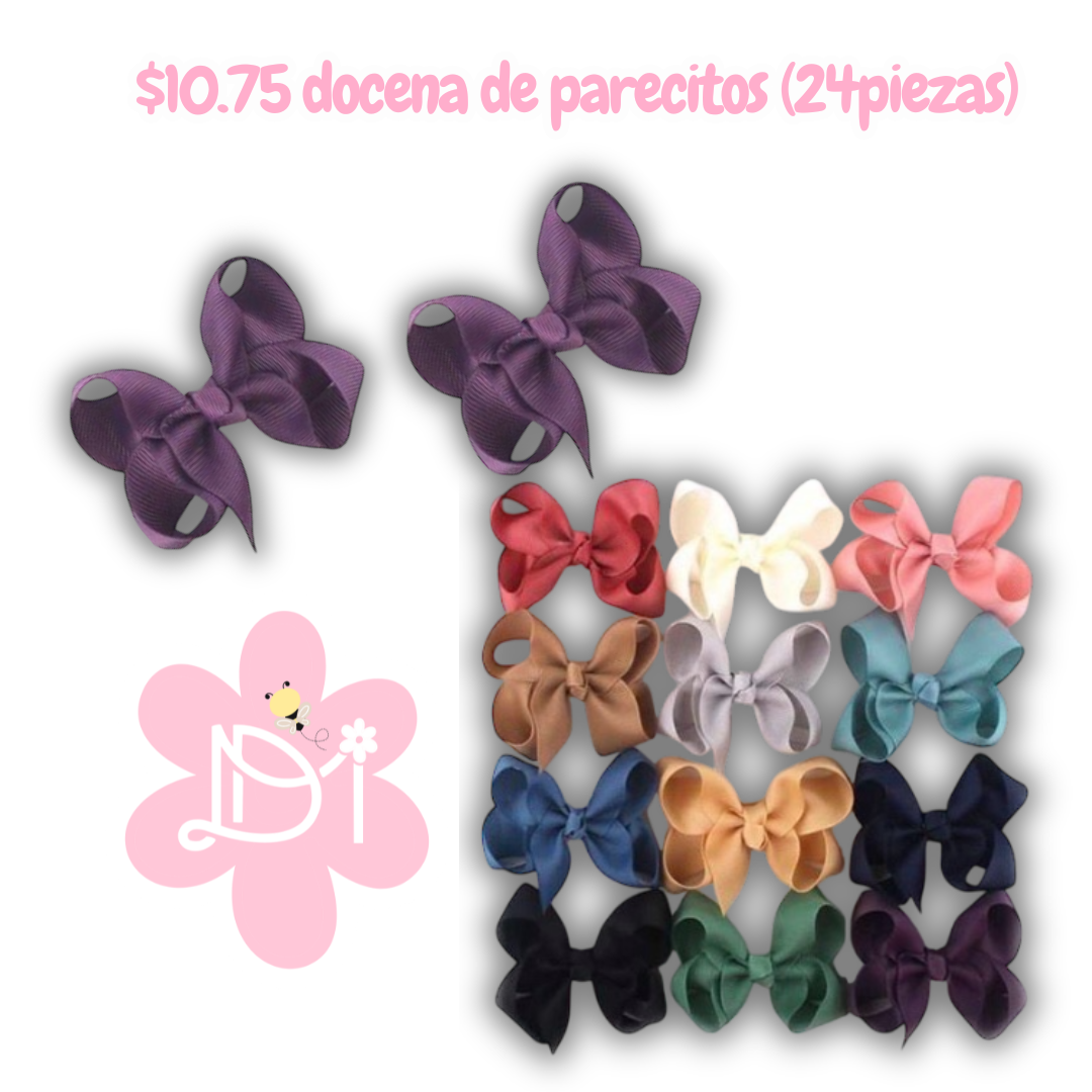 Docena parecitos de lazos (24pcs)