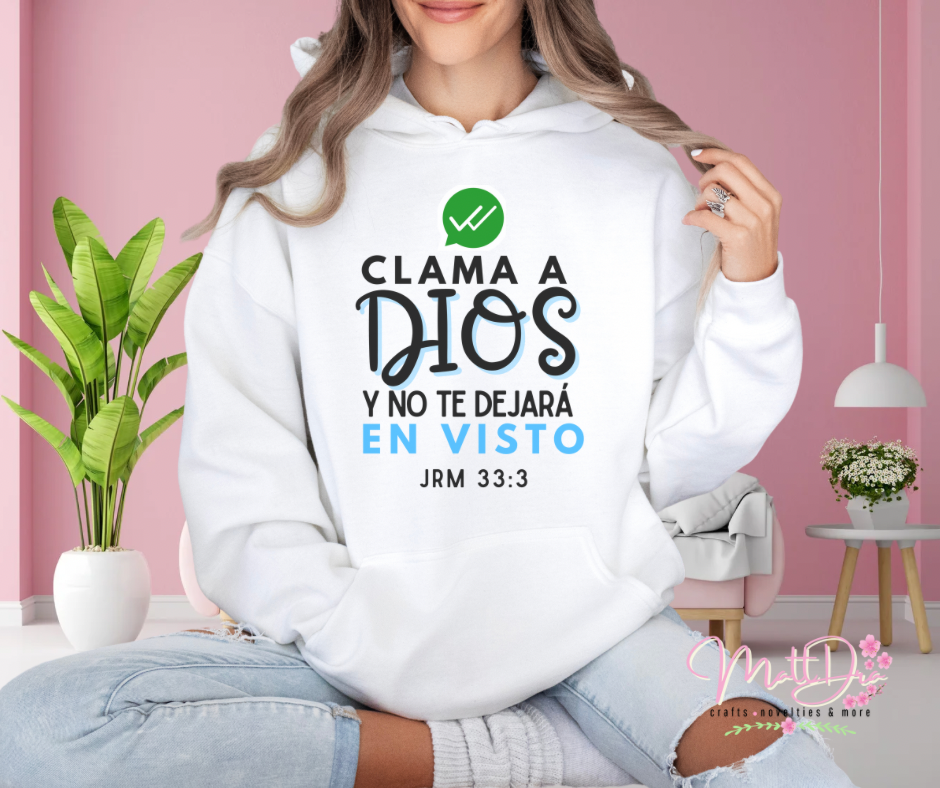 Dtf Transfer Clama a Dios y no te dejará en visto