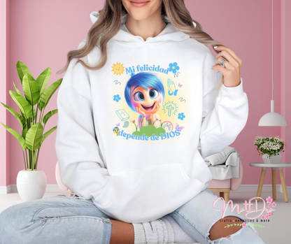 Mi felicidad depende de Dios DTF Transfer