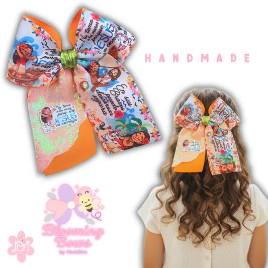 Handmade - Lazo (moño) coletero - No temo a los mares