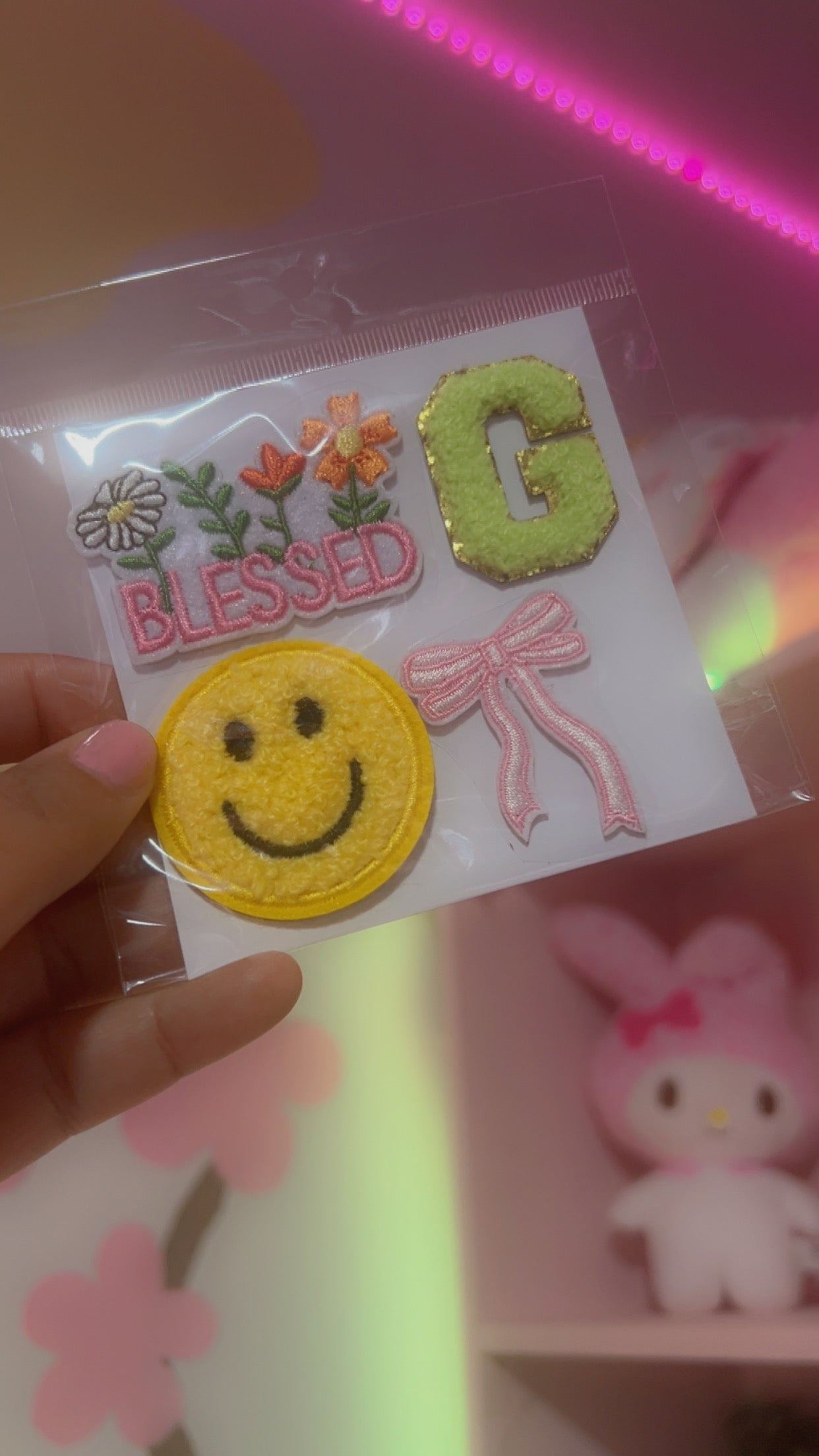 Sticker Patches sets 4 pcs - Blessed