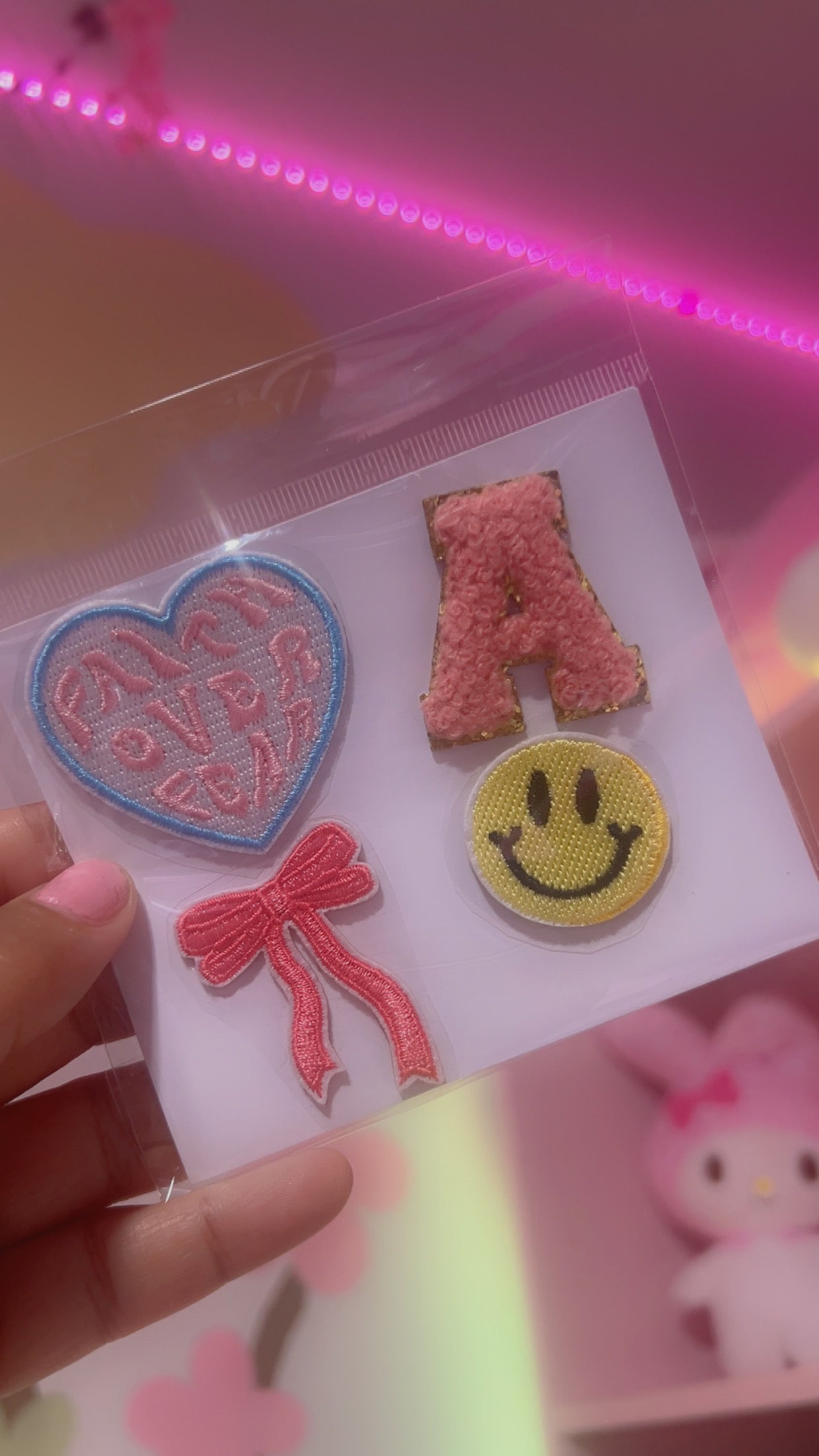 Sticher Patches set 4pcs - Faith over Fear