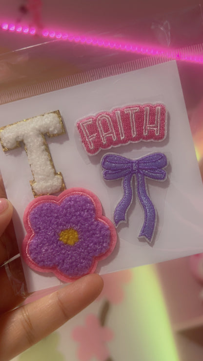 Stickers Patches 4pcs - Faith