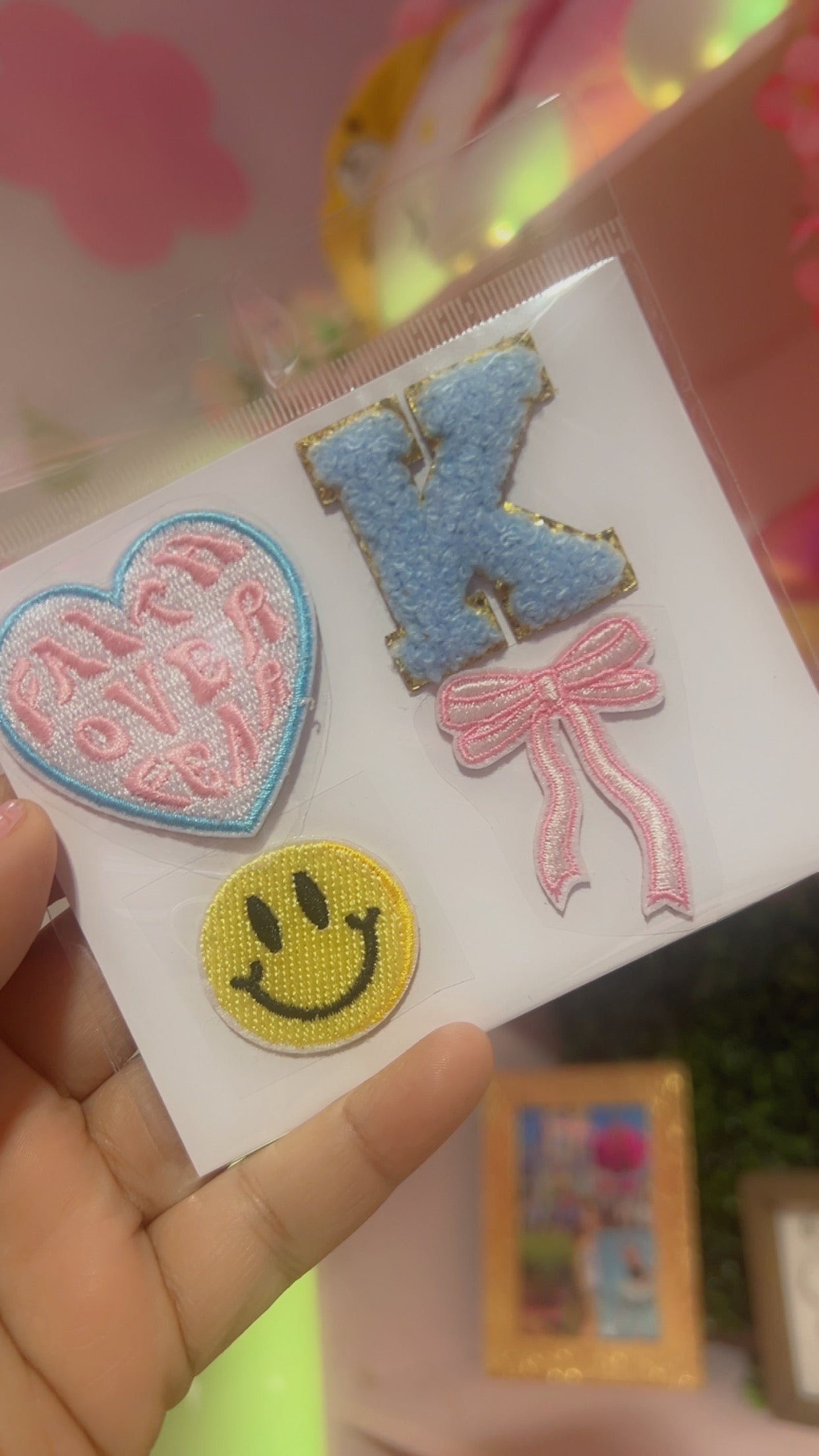 Sticher Patches set 4pcs - Faith over Fear