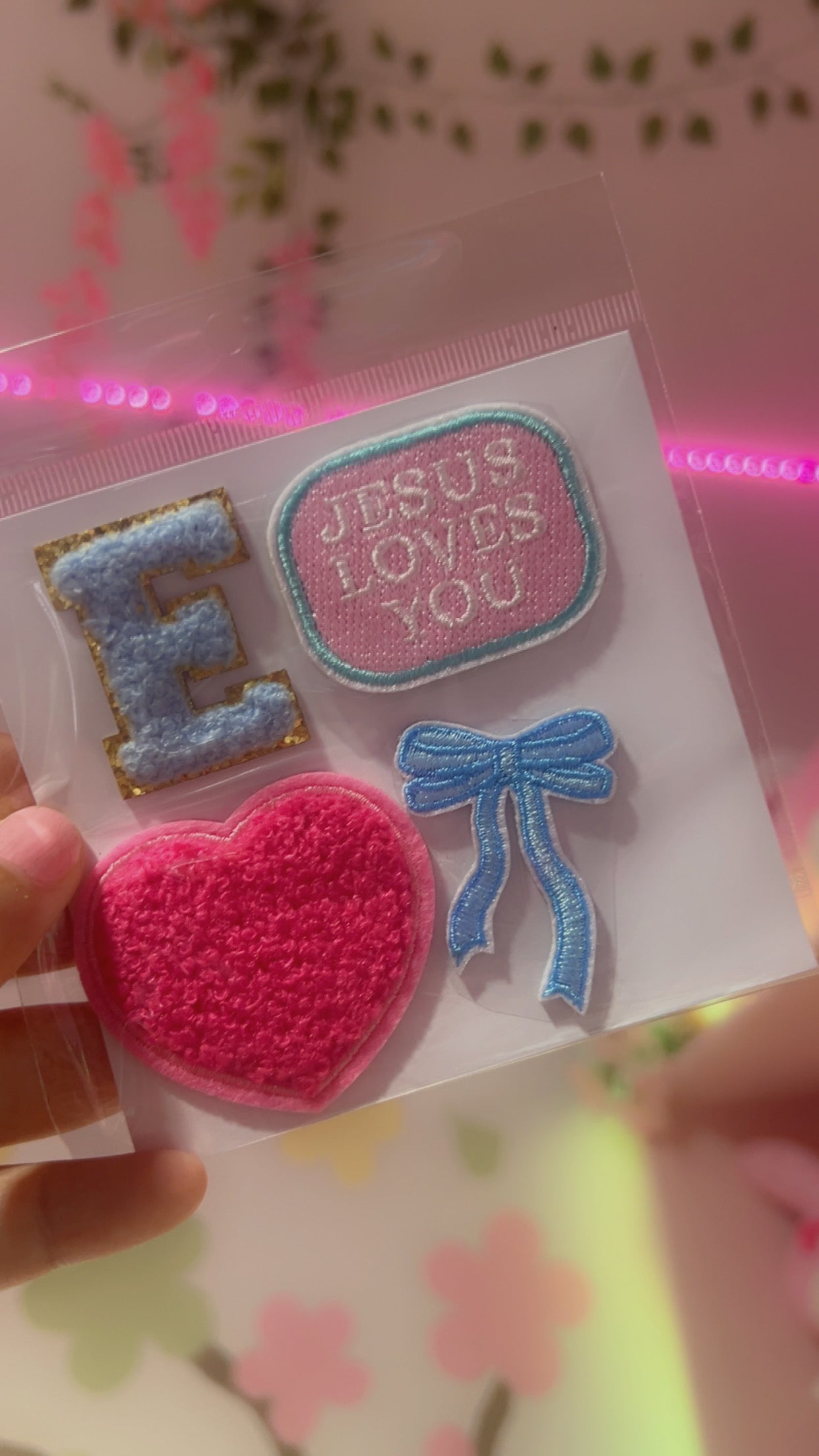 Sticker Patches 4pcs - Jesus Loves You