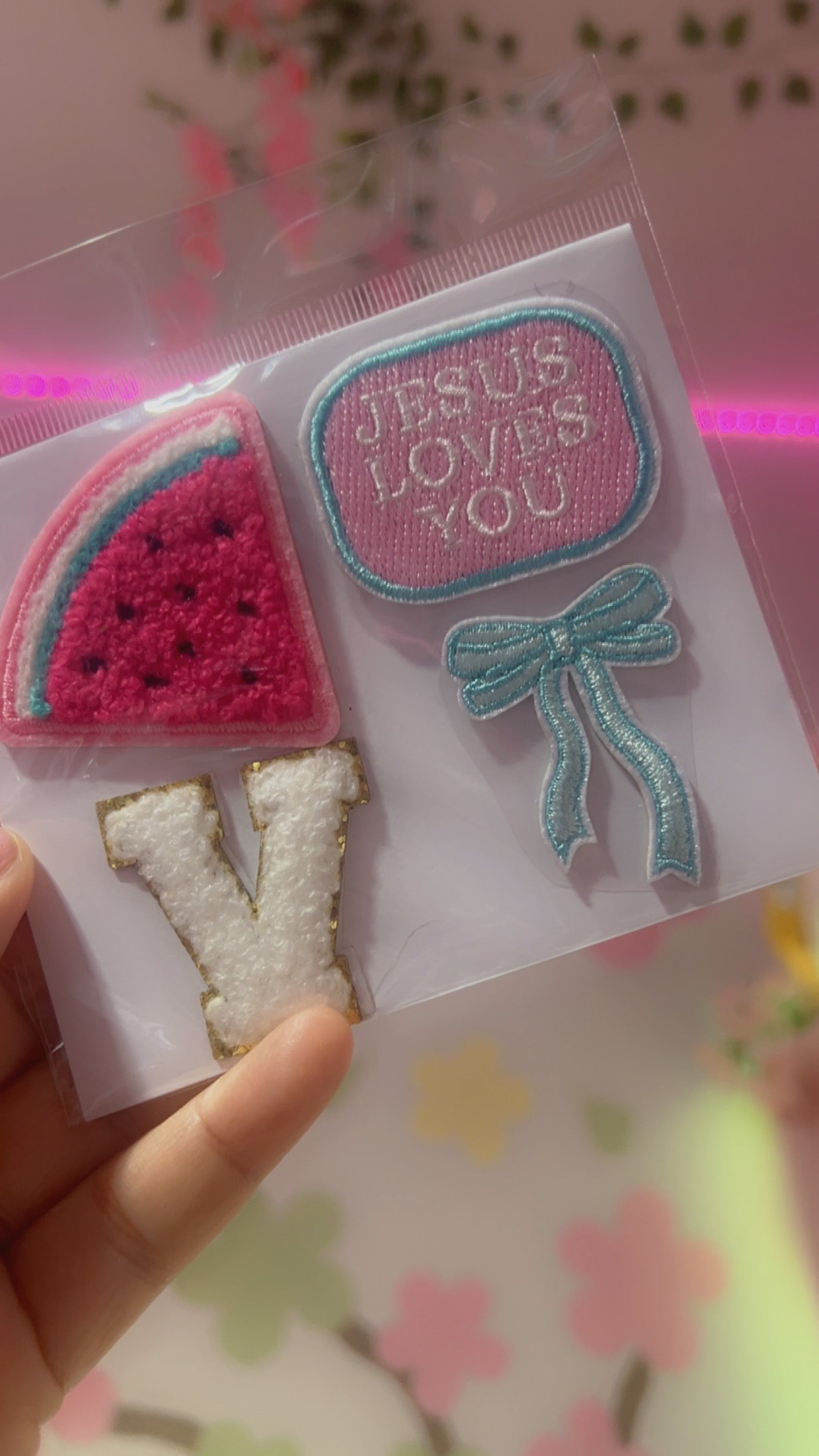 Sticker Patches 4pcs - Jesus Loves You