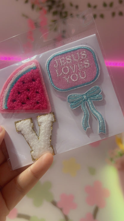 Sticker Patches 4pcs - Jesus Loves You