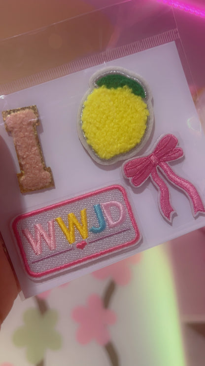 Stickers Patches 4pcs - What Would Jesus Do