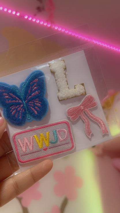 Stickers Patches 4pcs - What Would Jesus Do